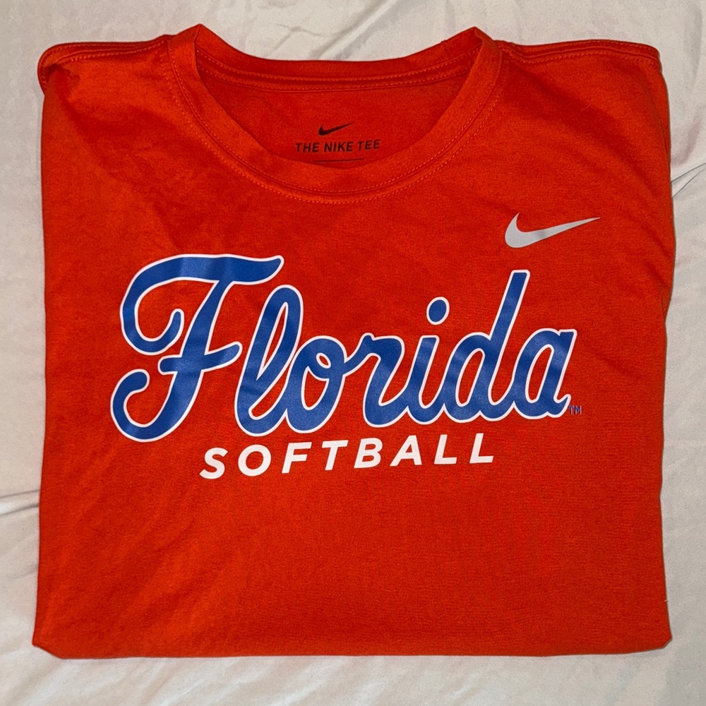Nike Orange Florida Softball dri-fit